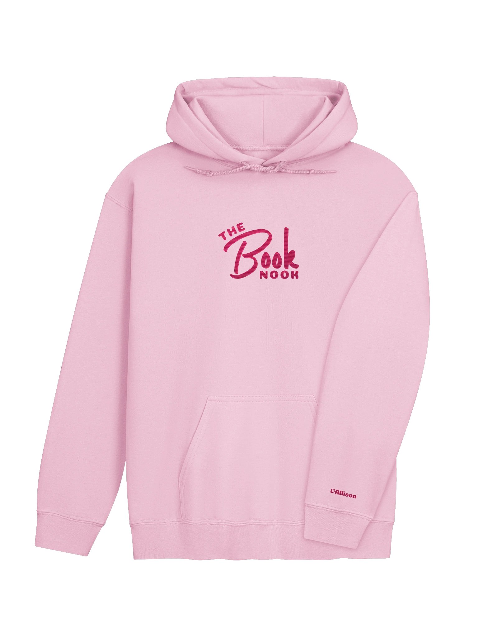 book nook sweatshirt - pink embroidery product image (3)