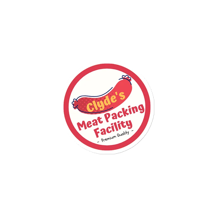 Clyde's meat packing facilty | Die-Cut Magnet product image (2)