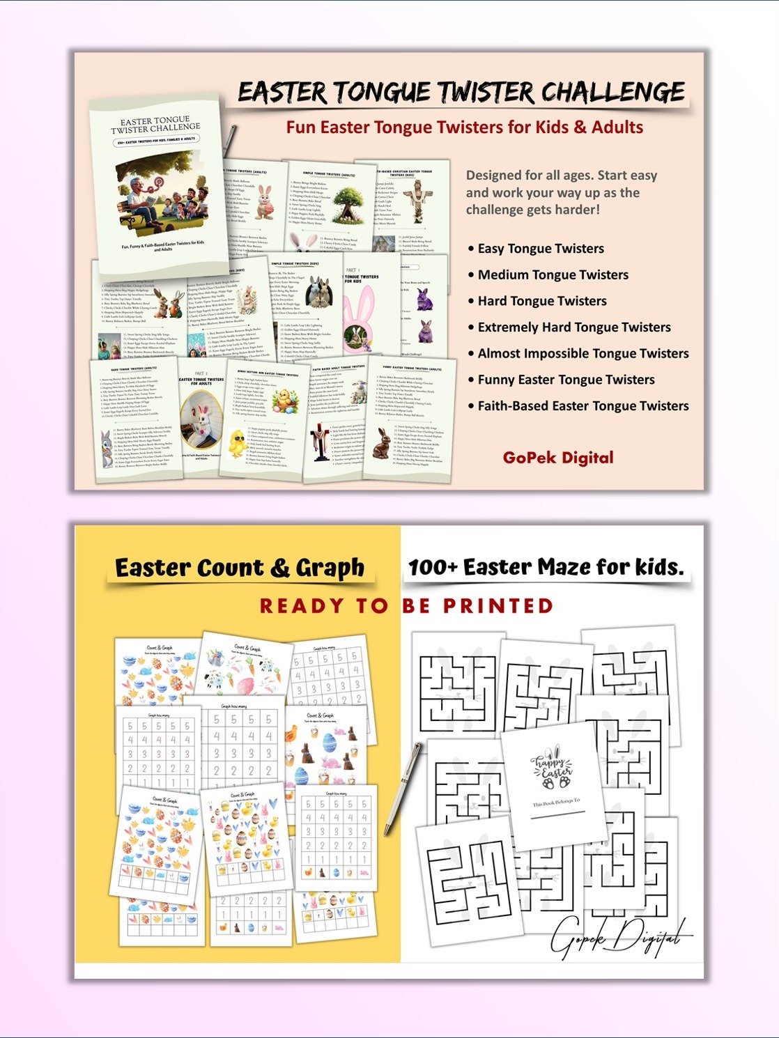 Easter Digital Mega Pack product image (5)