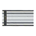 Solace Signature Gray Stripe Bath Towel