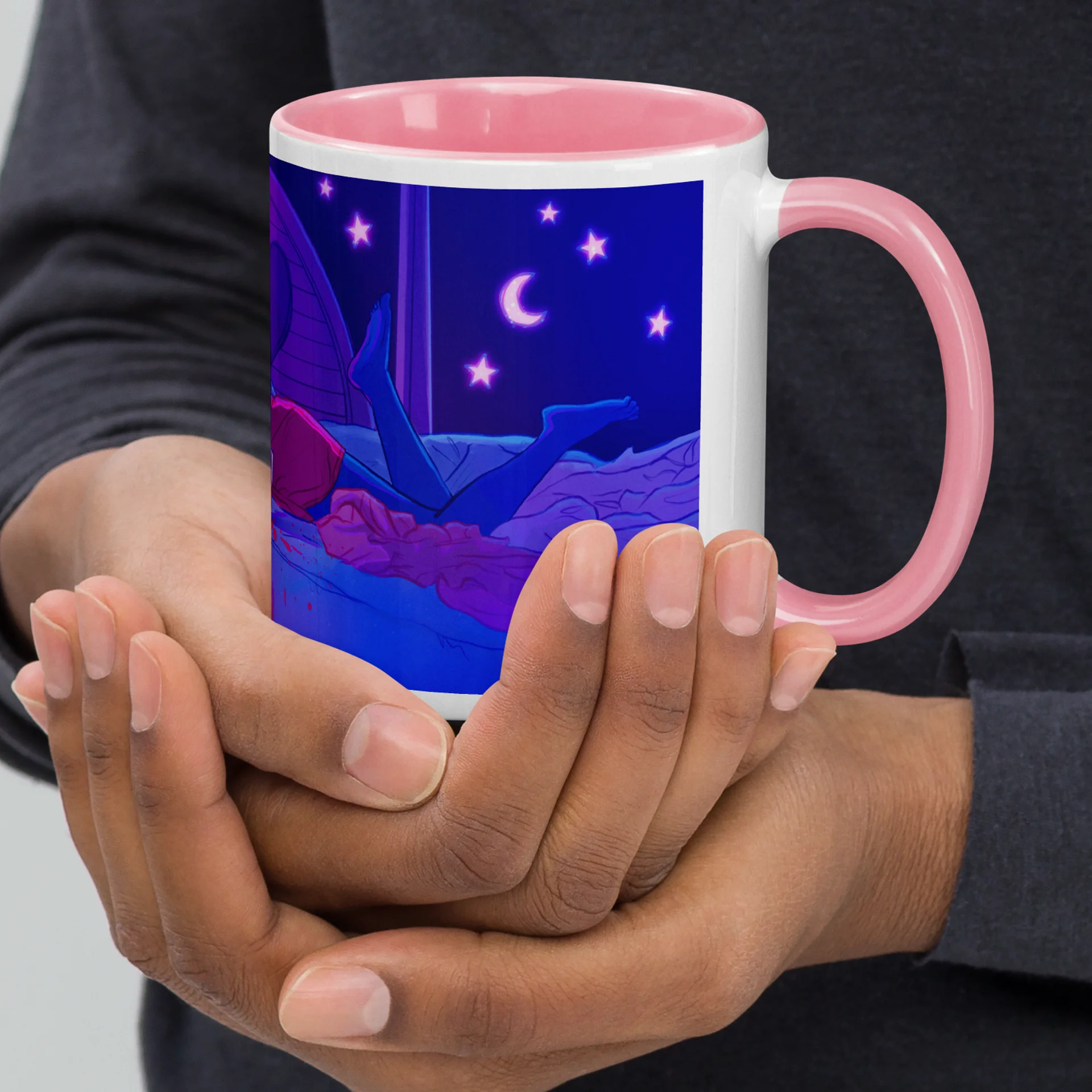 Bisexual Retro Slasher Subtle Pride Mug product image (4)