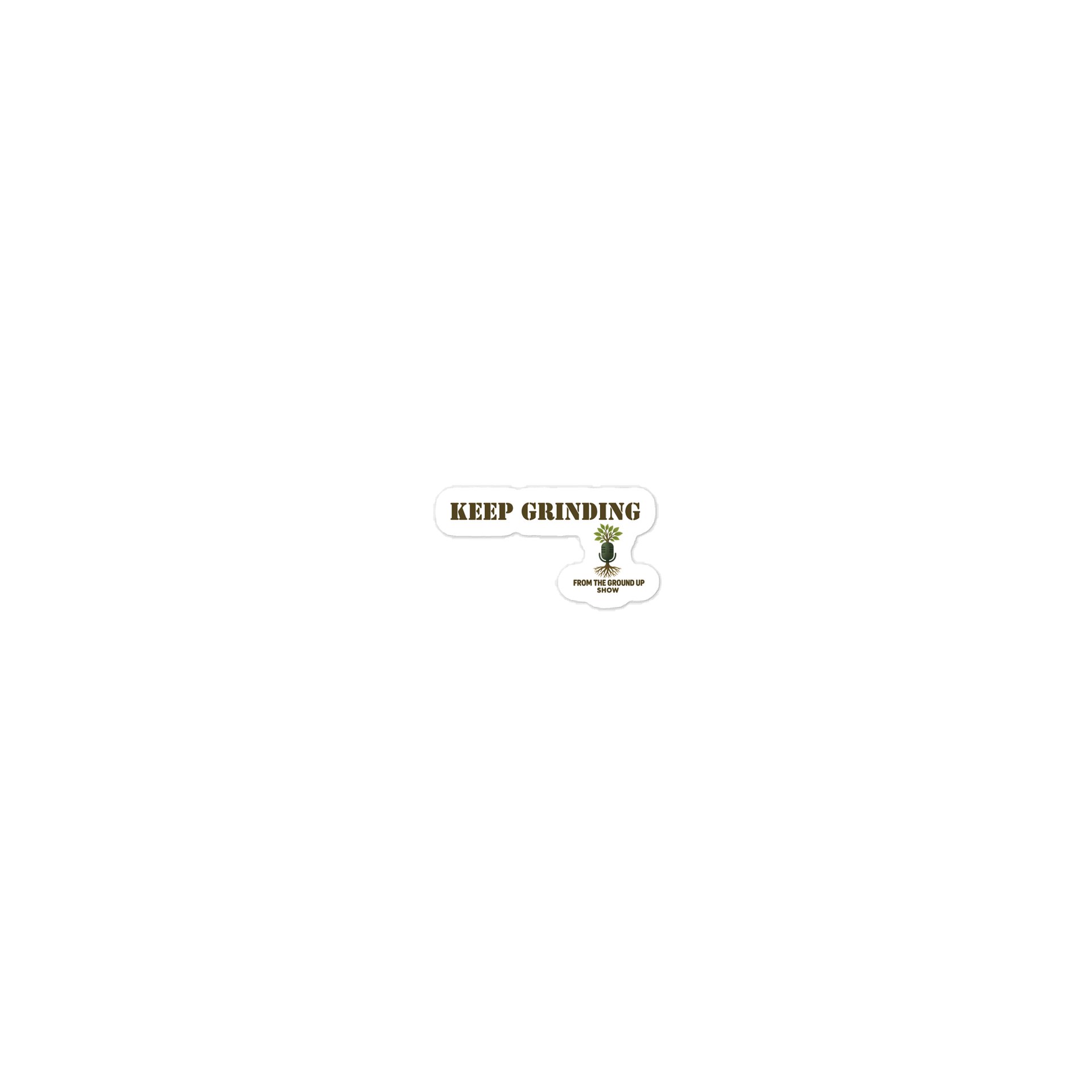 Keep Grinding logo Die-Cut Stickers product image (1)