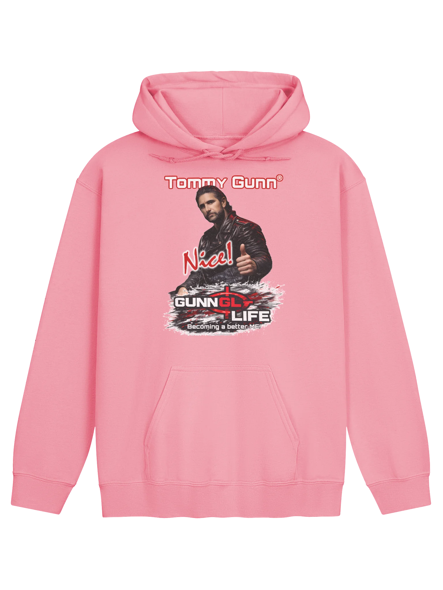 Tommy Gunn “Nice!” Pink - Limited Edition | GunnLife: Becoming a Better ME Hoodie product image (4)