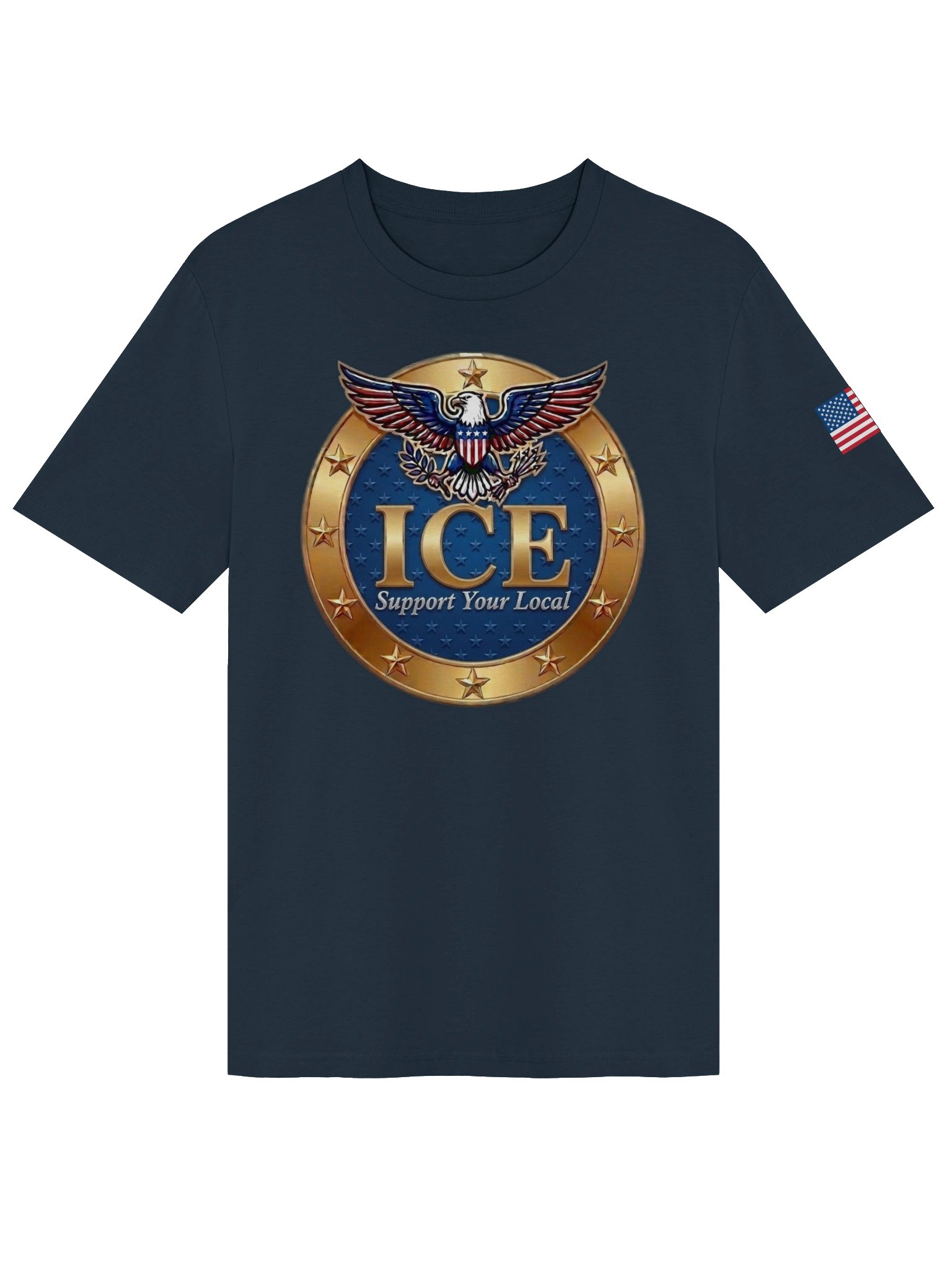 Support ICE - Eagle Emblem T-Shirt (Unisex) product image (2)