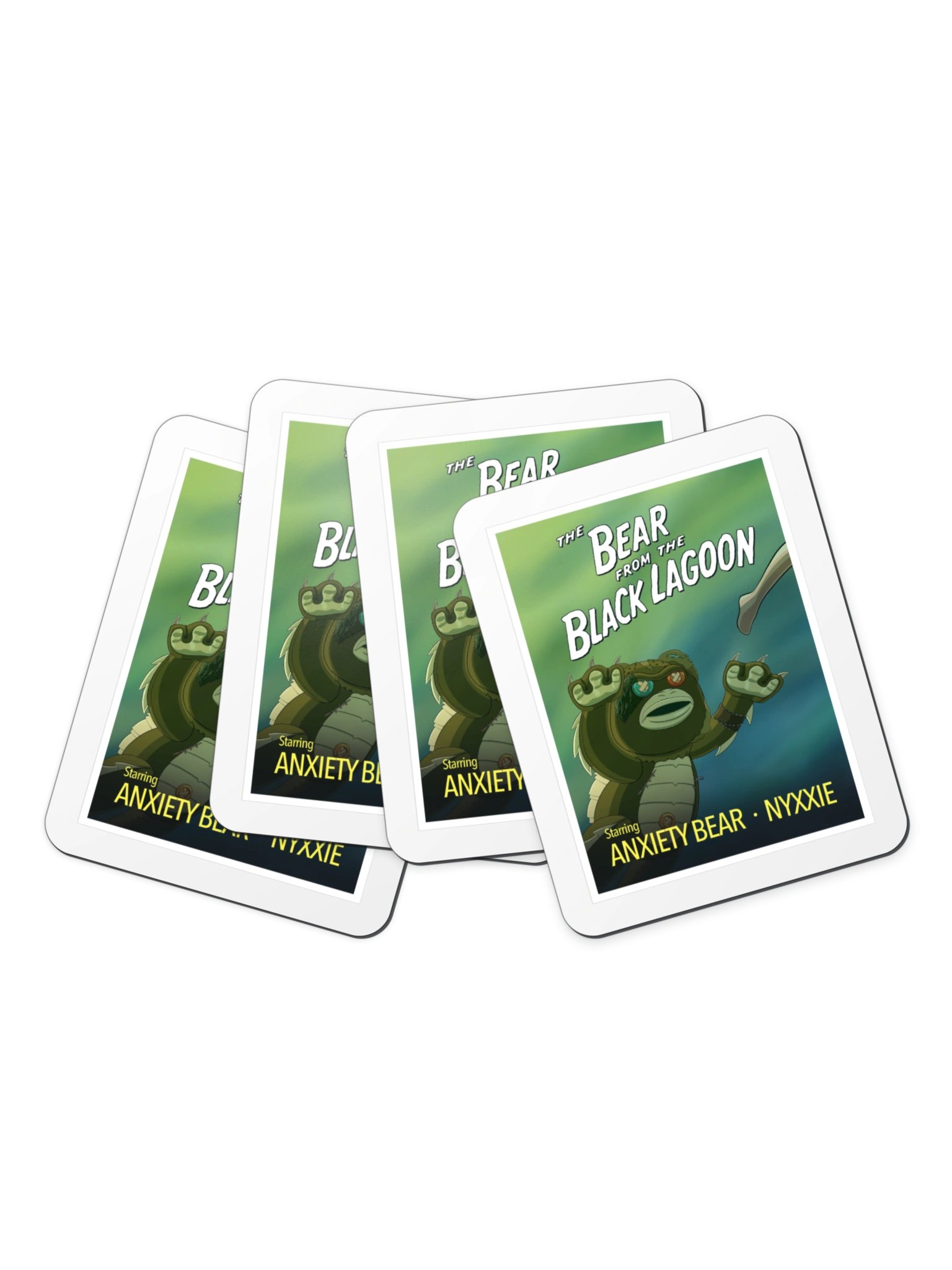 Anxiety Bear SwampBear Movie Magnet product image (7)
