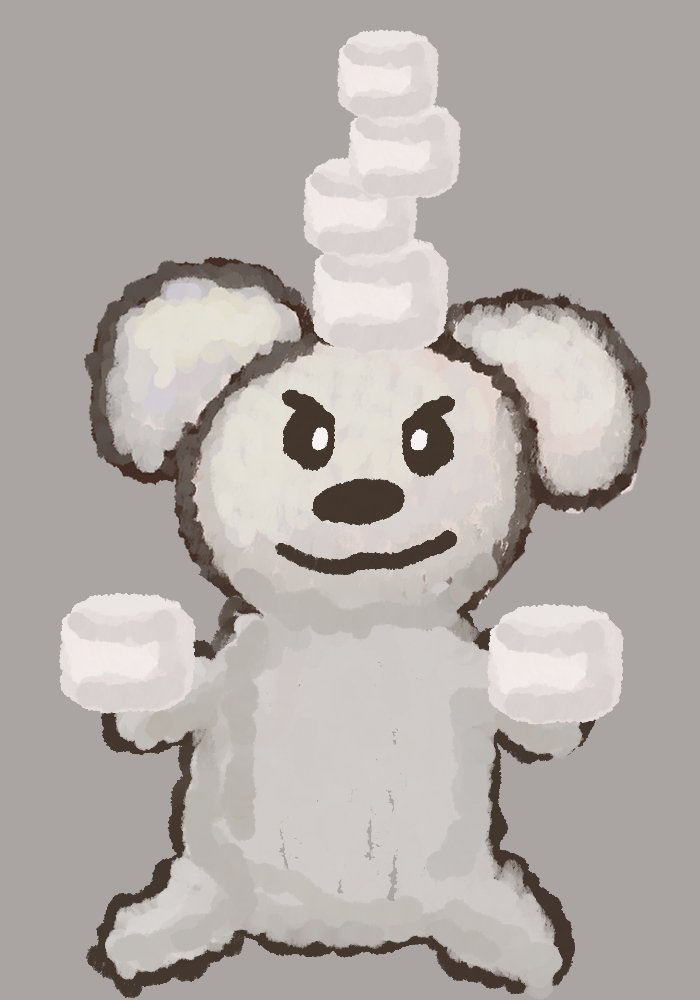 Marshmallow Puppy Mini DX Figurine [Winter 2025 Seasonal] product image (1)