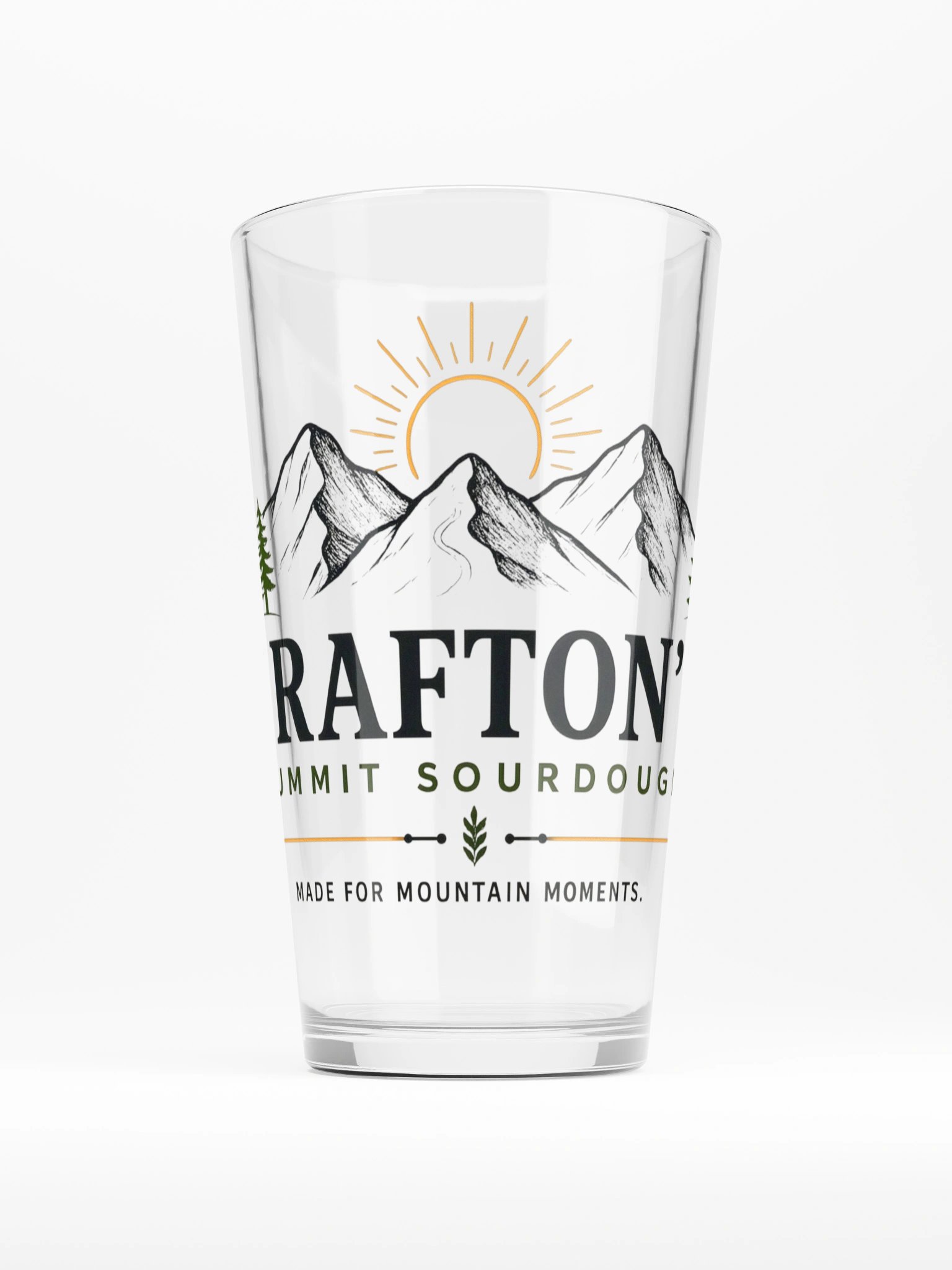 Logo Pint Glass product image (1)