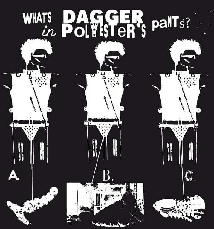 "What's in Dagger Polyester's Pants?" Black Tee product image (2)