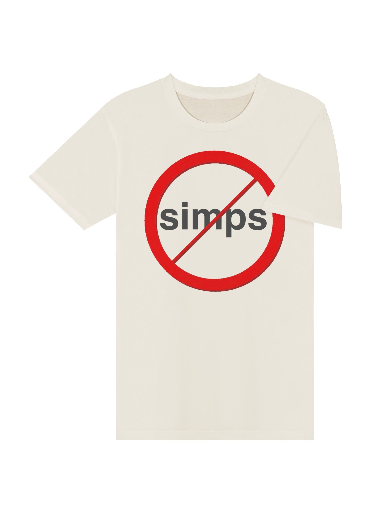 No simps WHITE Tee product image (4)