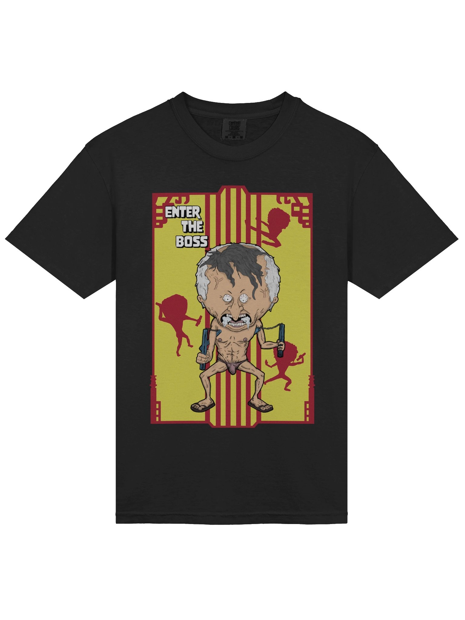 Enter the Boss - Smiling Friends (Black, Front) product image (19)