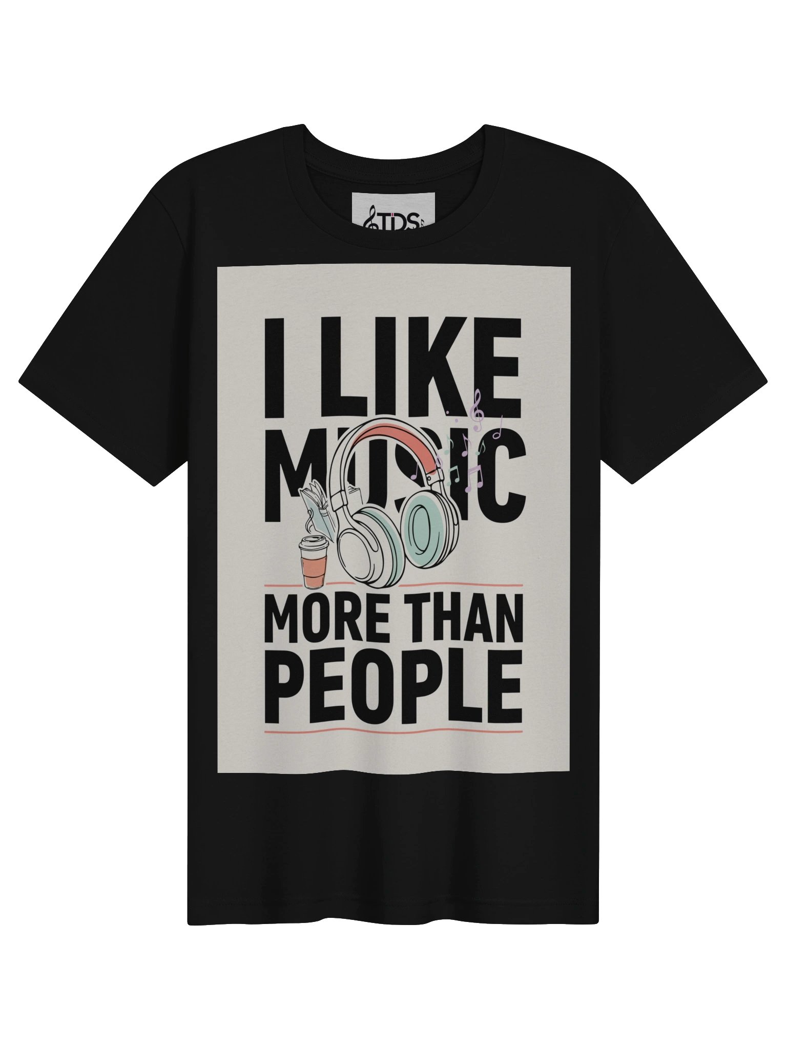 I Like Music More Than People Tee product image (5)