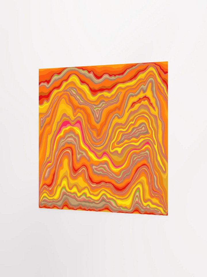 Flowing Topography Poster - Stone No. 12 product image (2)