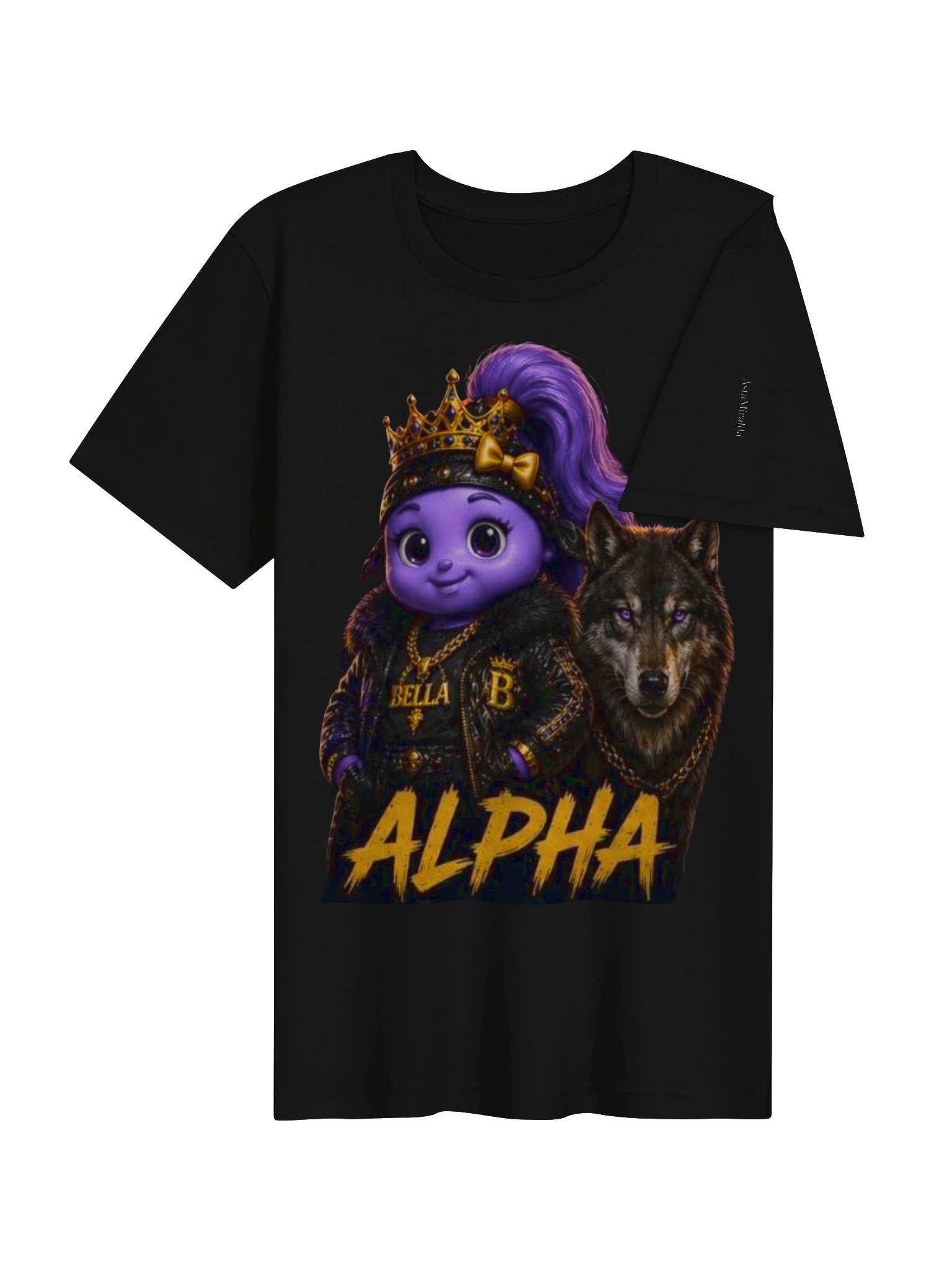 Bella Alpha — Streetwear Wolf Graphic T-Shirt product image (4)