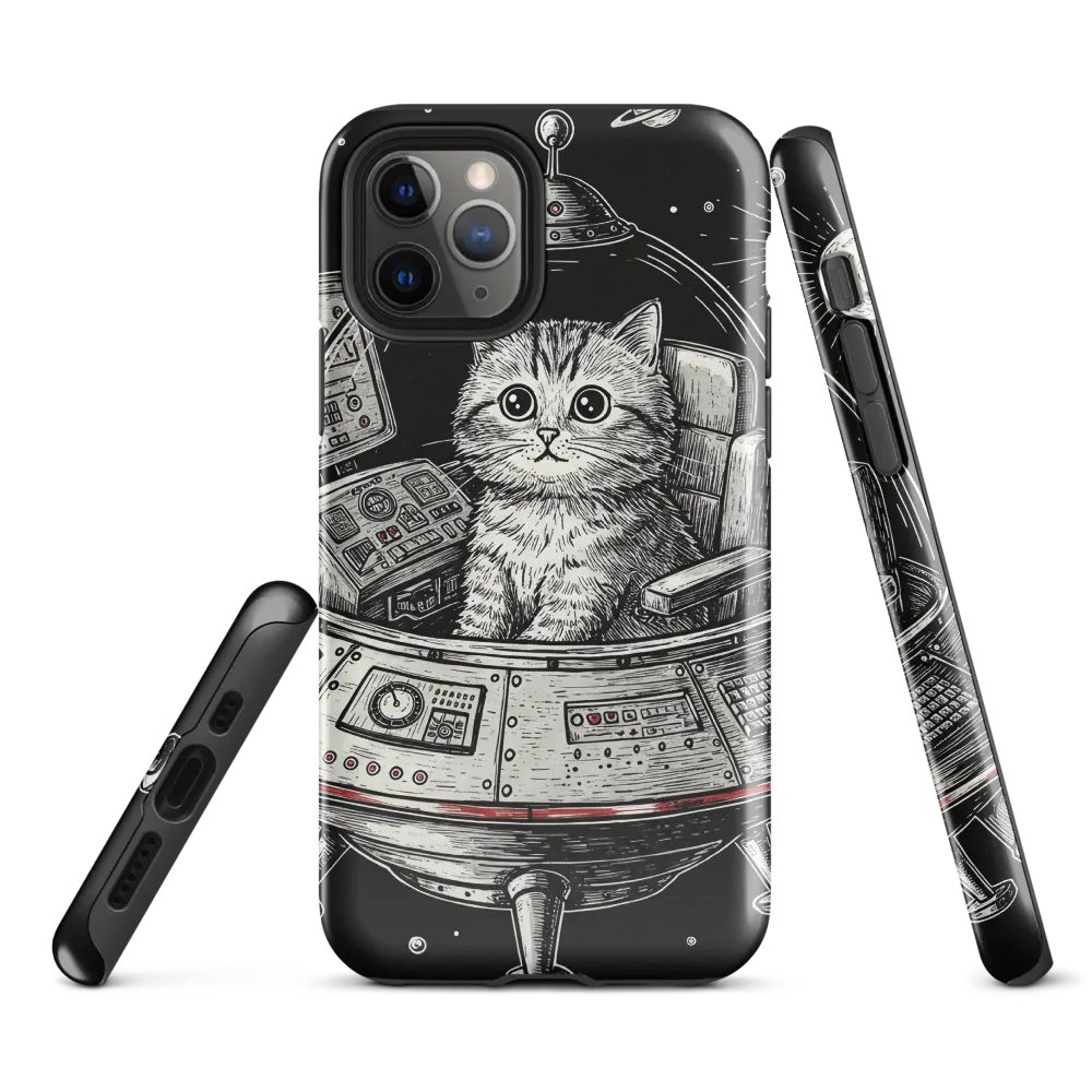Space Cat Adventure iPhone® Tough Case product image (1)