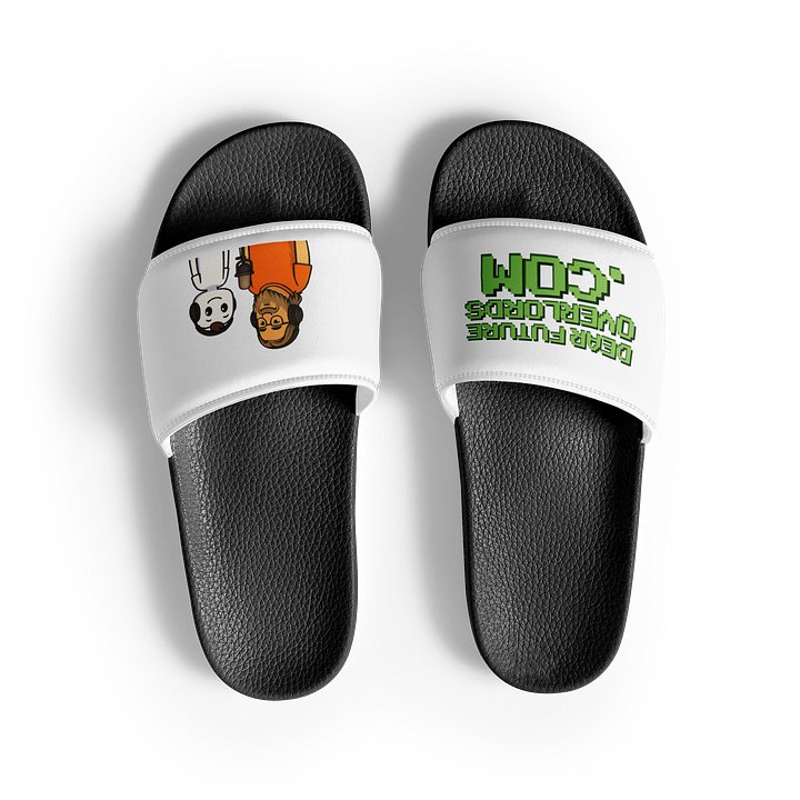 Dear Future Overlords Women’s Slides product image (1)