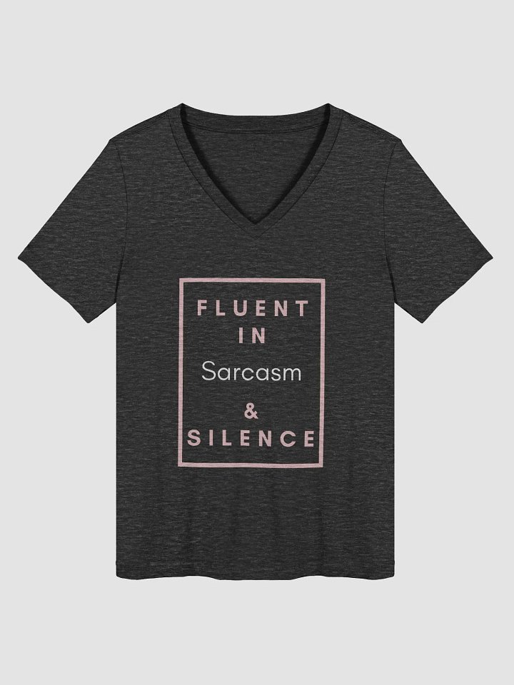 Sarcastic Silence V-Neck Tee product image (1)