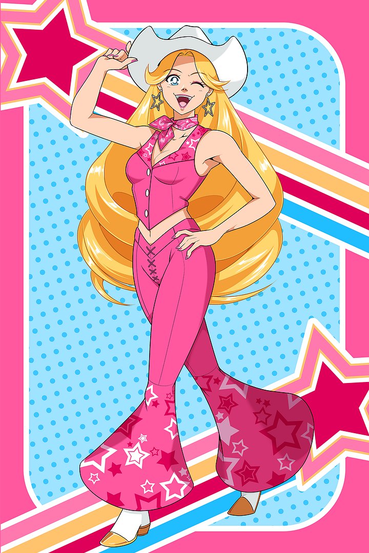 Cowgirl Barbie Mini Print product image (1)