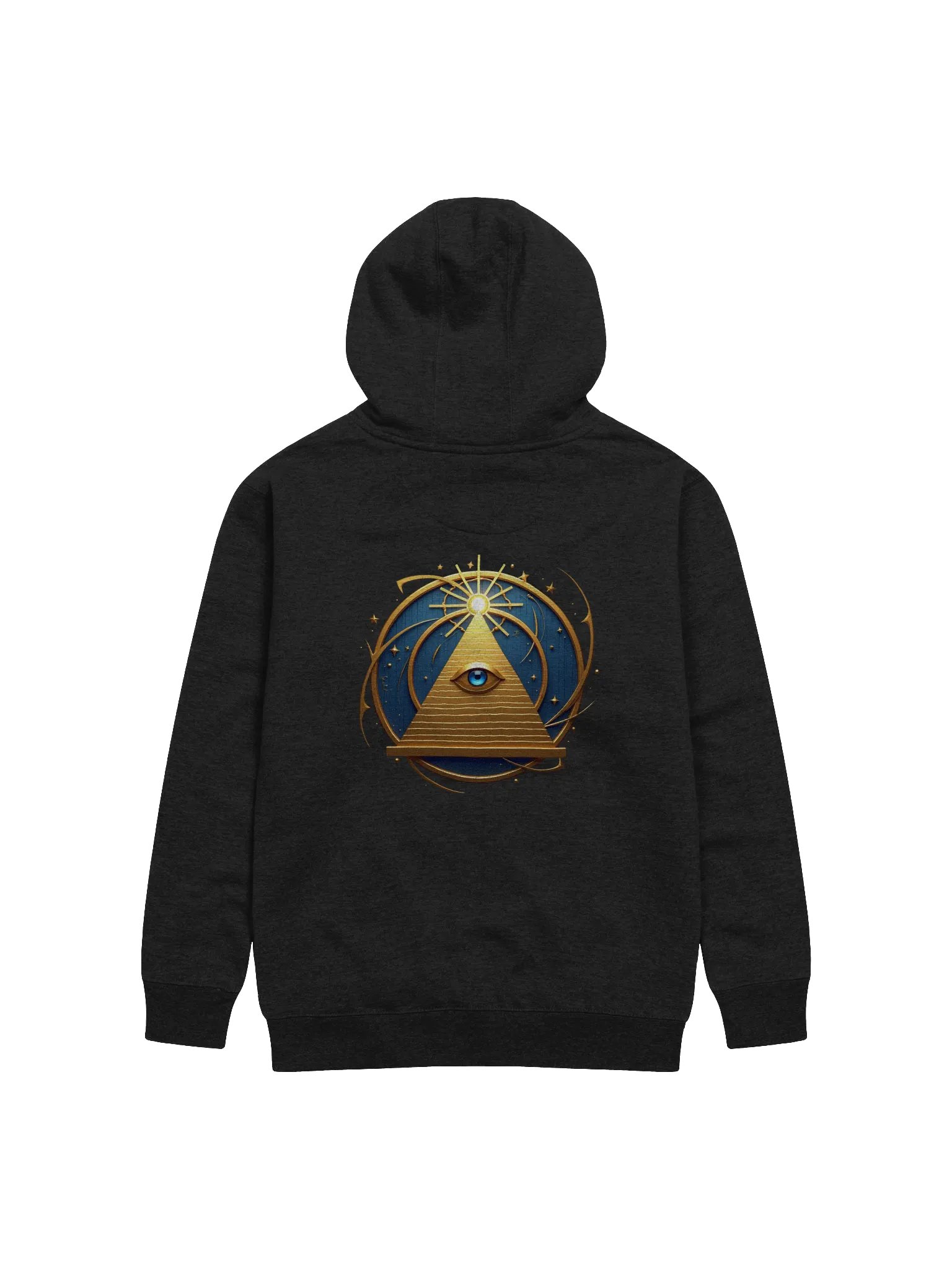 Radiant Eye of Wisdom - Cozy Cotton Blend Unisex Hoodie product image (1)