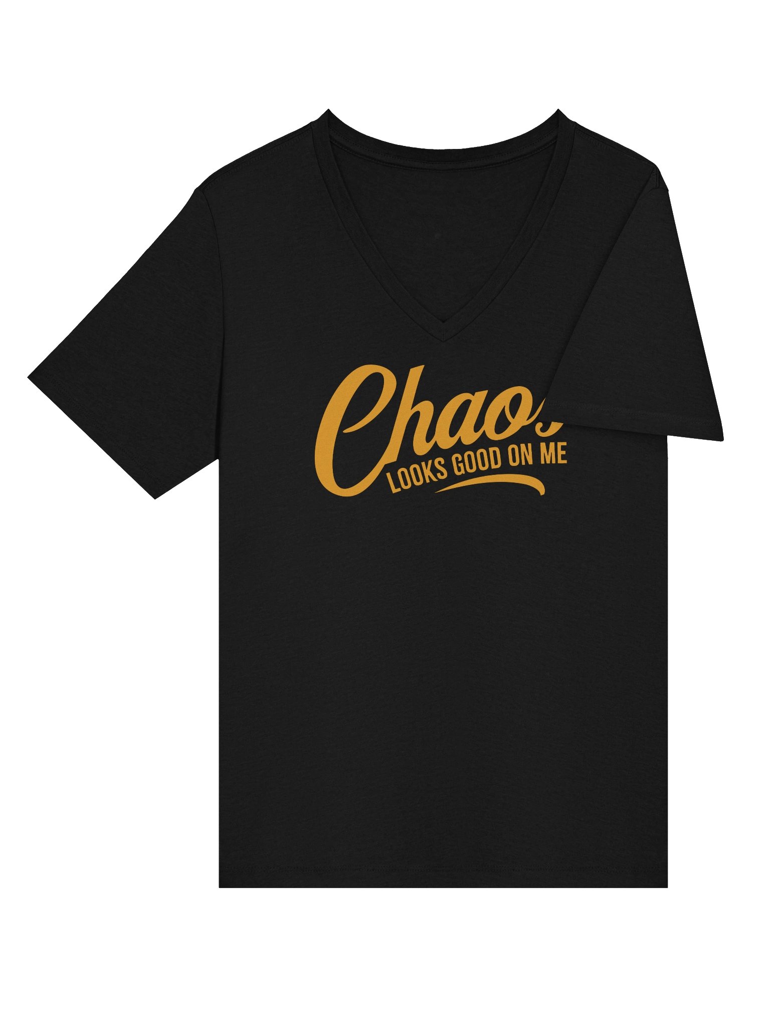 Chaos Looks Good On Me V-Neck T-shirt product image (4)