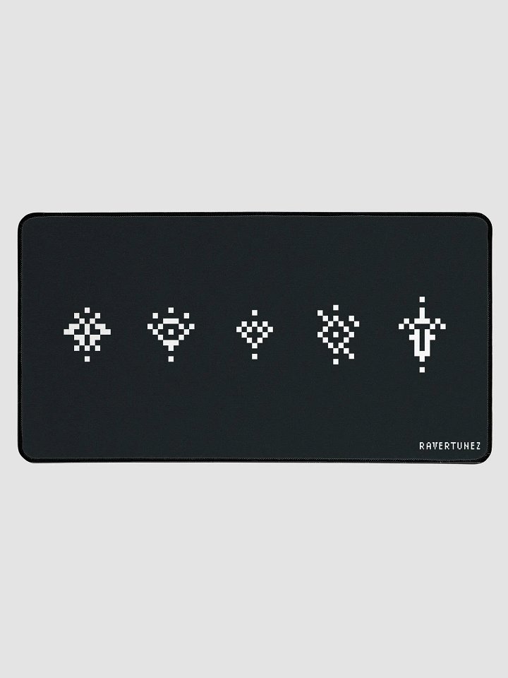 Pixelated Card Suit Desk Mat product image (2)