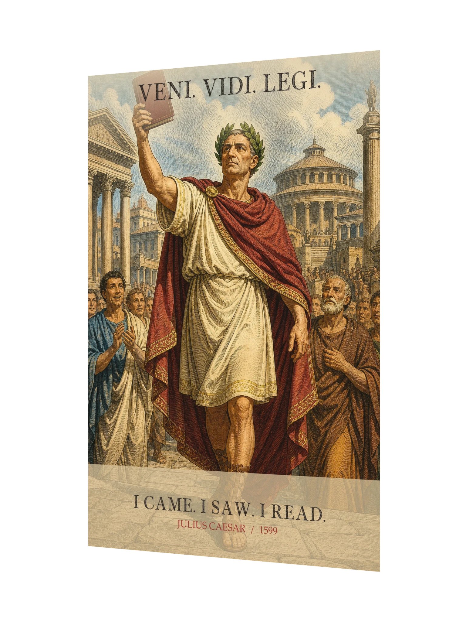 Veni Vidi Legi -- Julius Caesar Art Print product image (11)