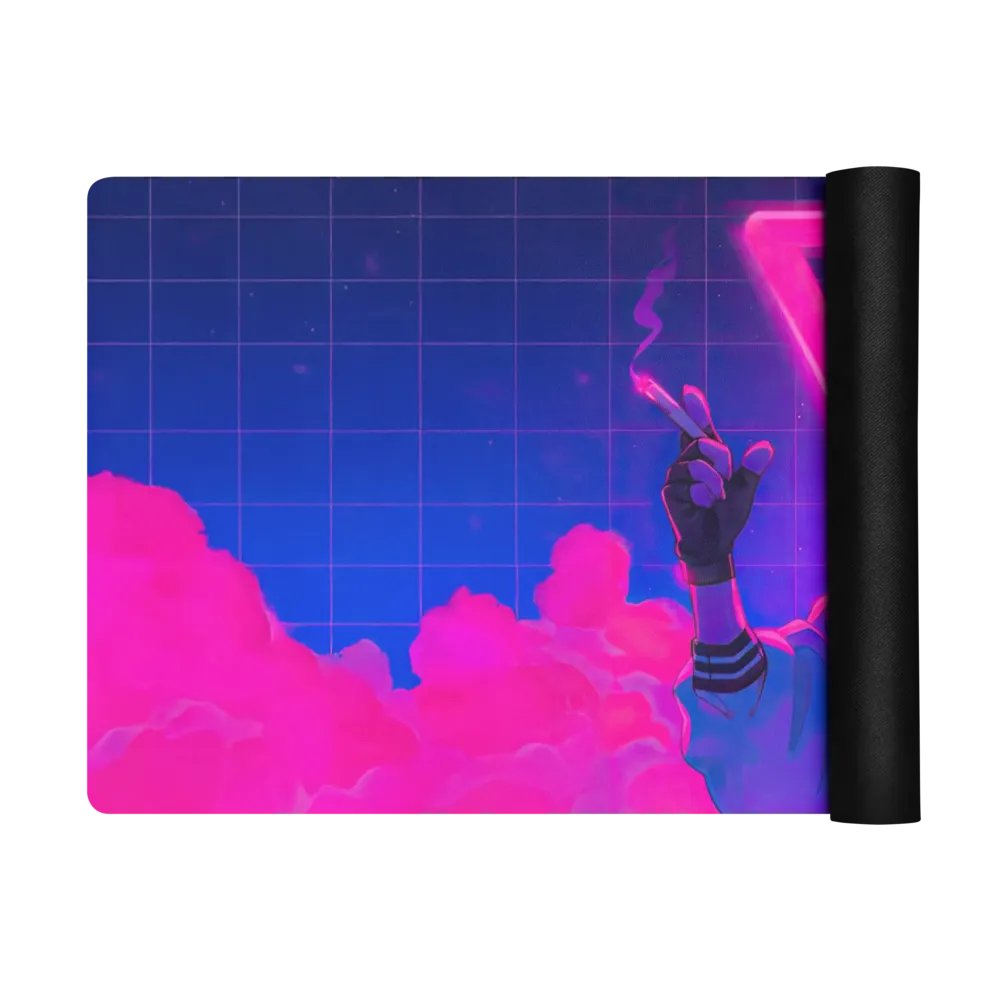 Neon Cat Yoga Mat product image (3)