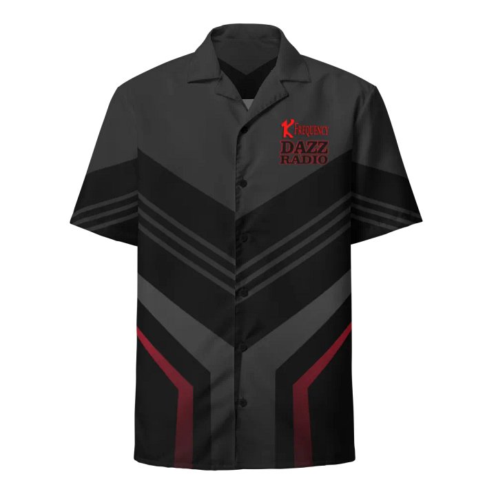 1K Frequency Black/Grey/Red Hawaiian Shirt product image (1)