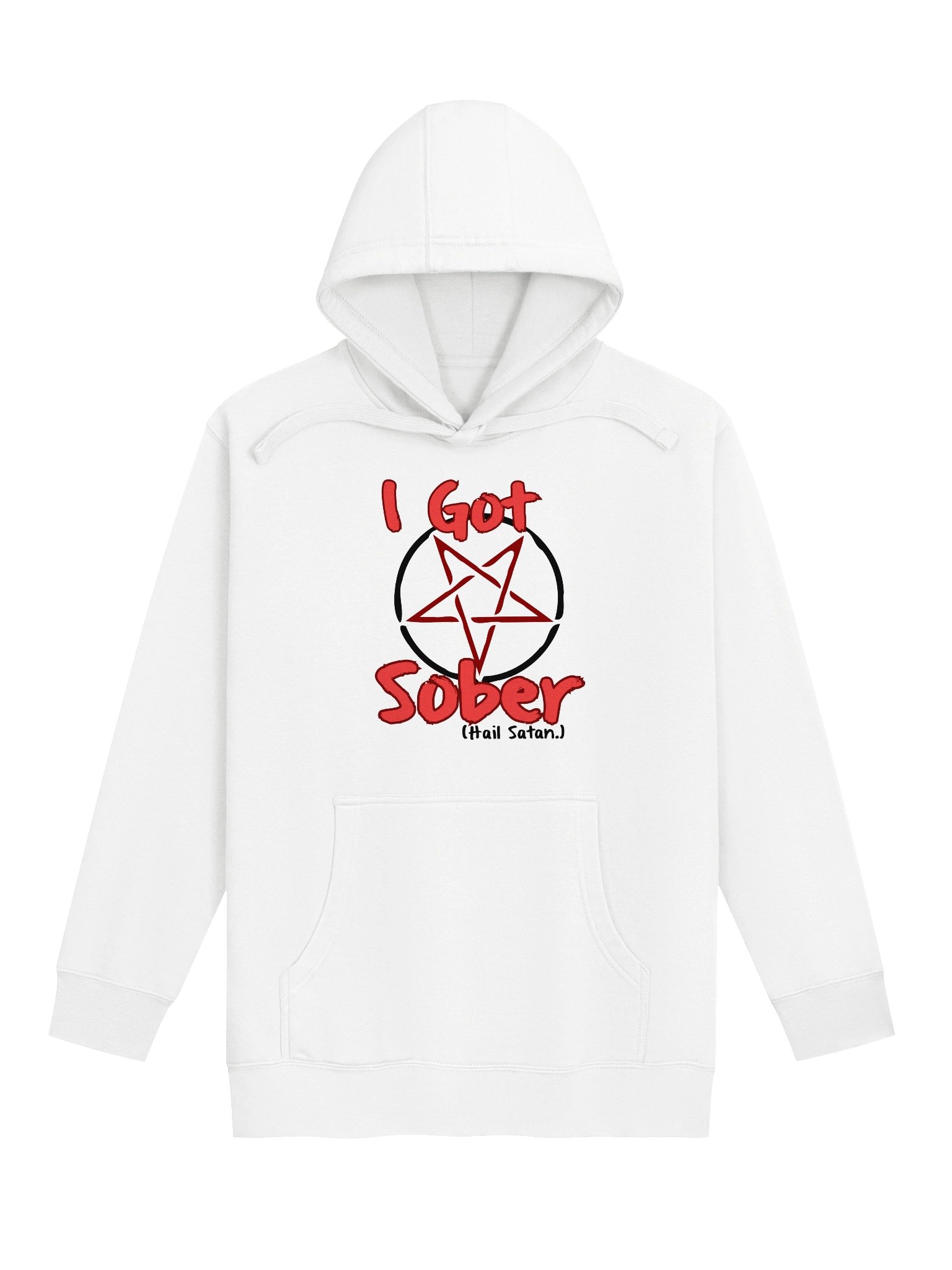 I Got Sober Hail Satan Hoodie product image (1)
