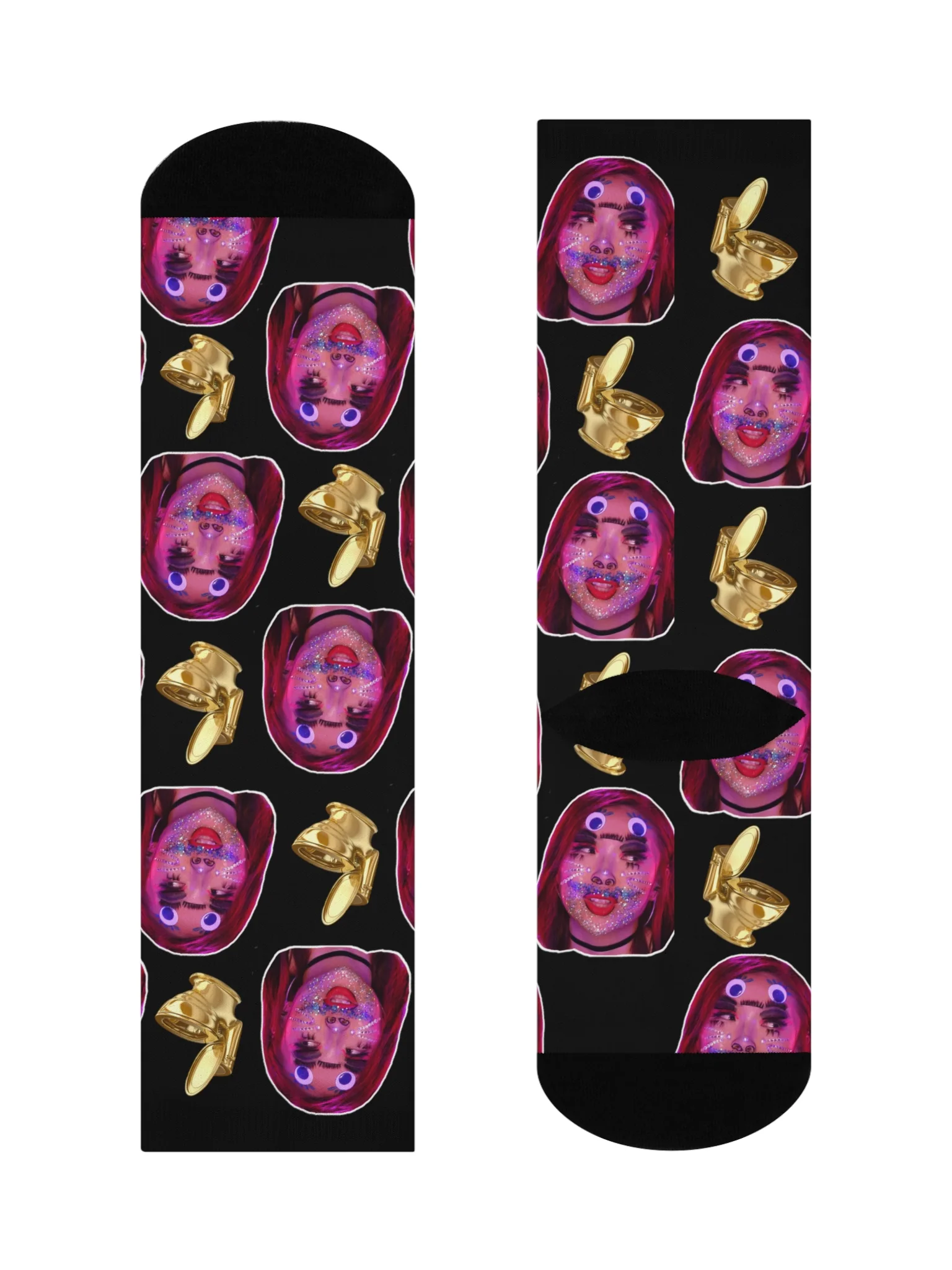 Velvet Makeup Face Socks product image (3)