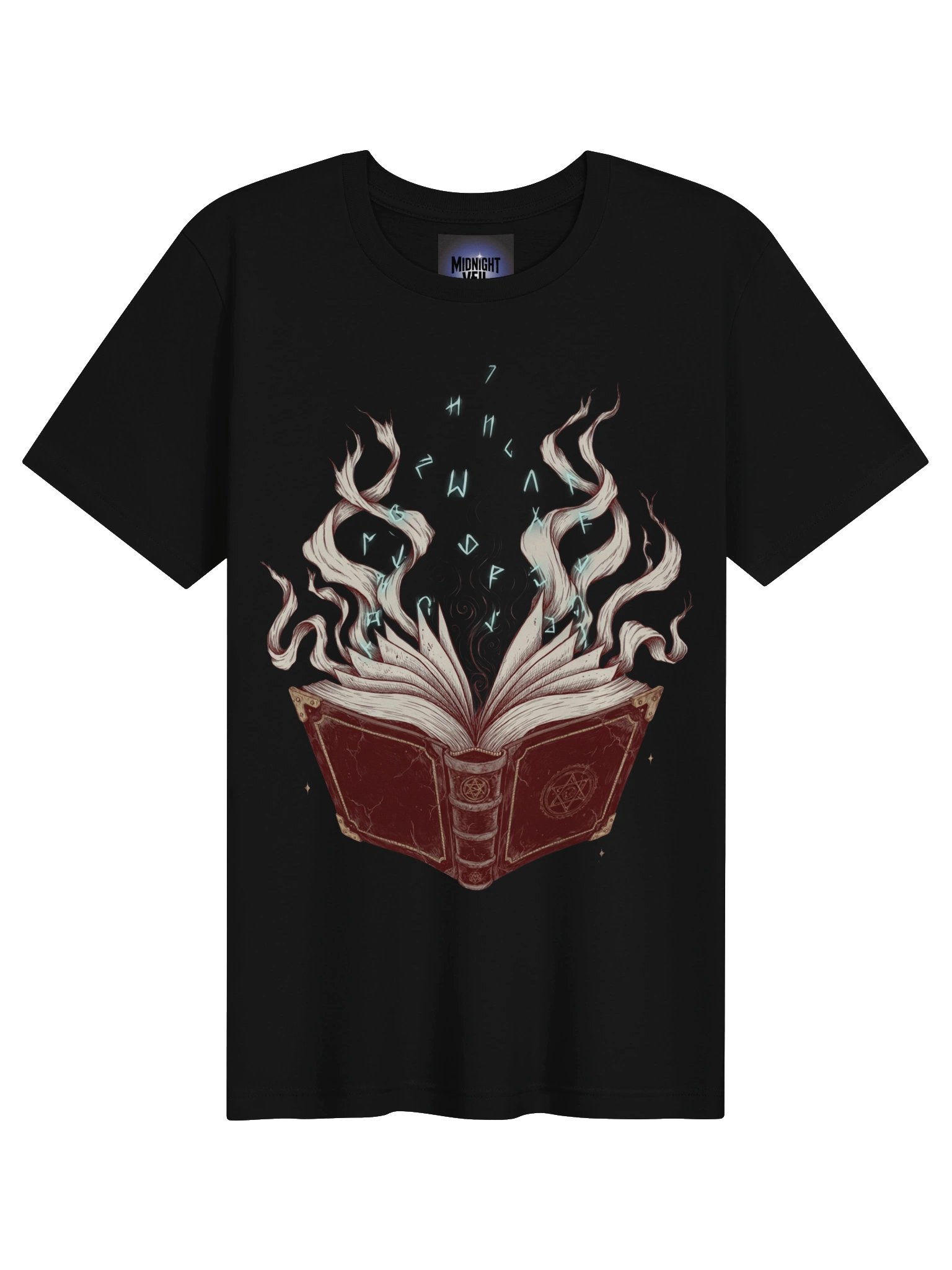 Midnight Veil Arcane Grimoire T-Shirt product image (3)