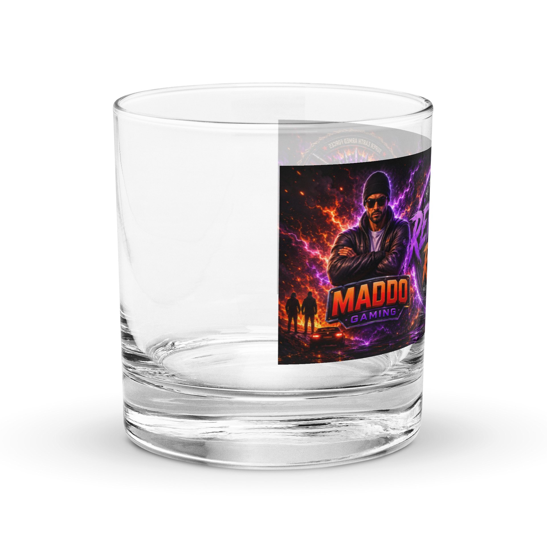 Rektreats Reps Neon Esports Rocks Glass product image (3)