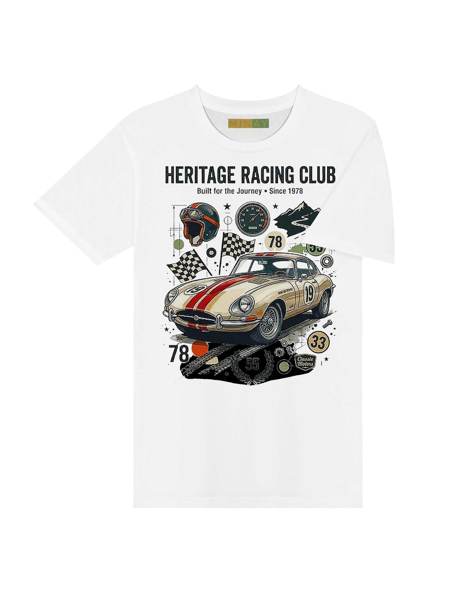 Heritage Racing Club Graphic Tee | Vintage Motorsport Streetwear product image (4)