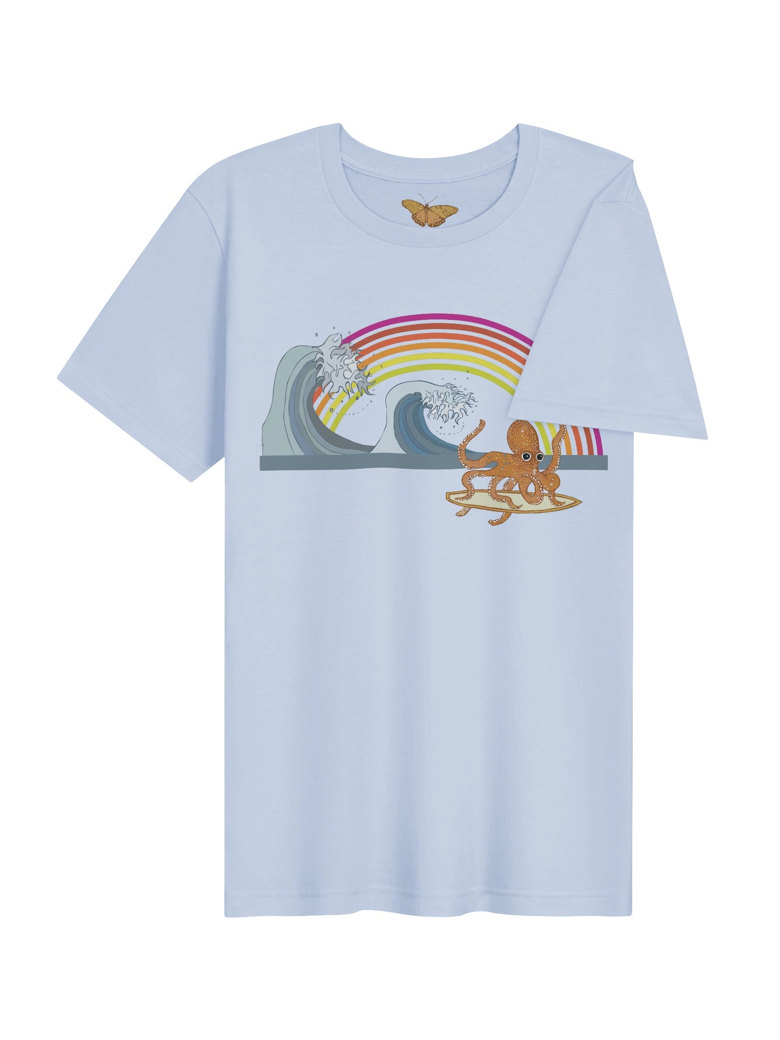 Octopus Wave Unisex T shirt product image (74)