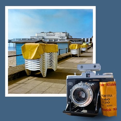 Thought I'd shoot this colour portra that's been in my fridge for some years, exp in 2022. I went to the beach searching for ...