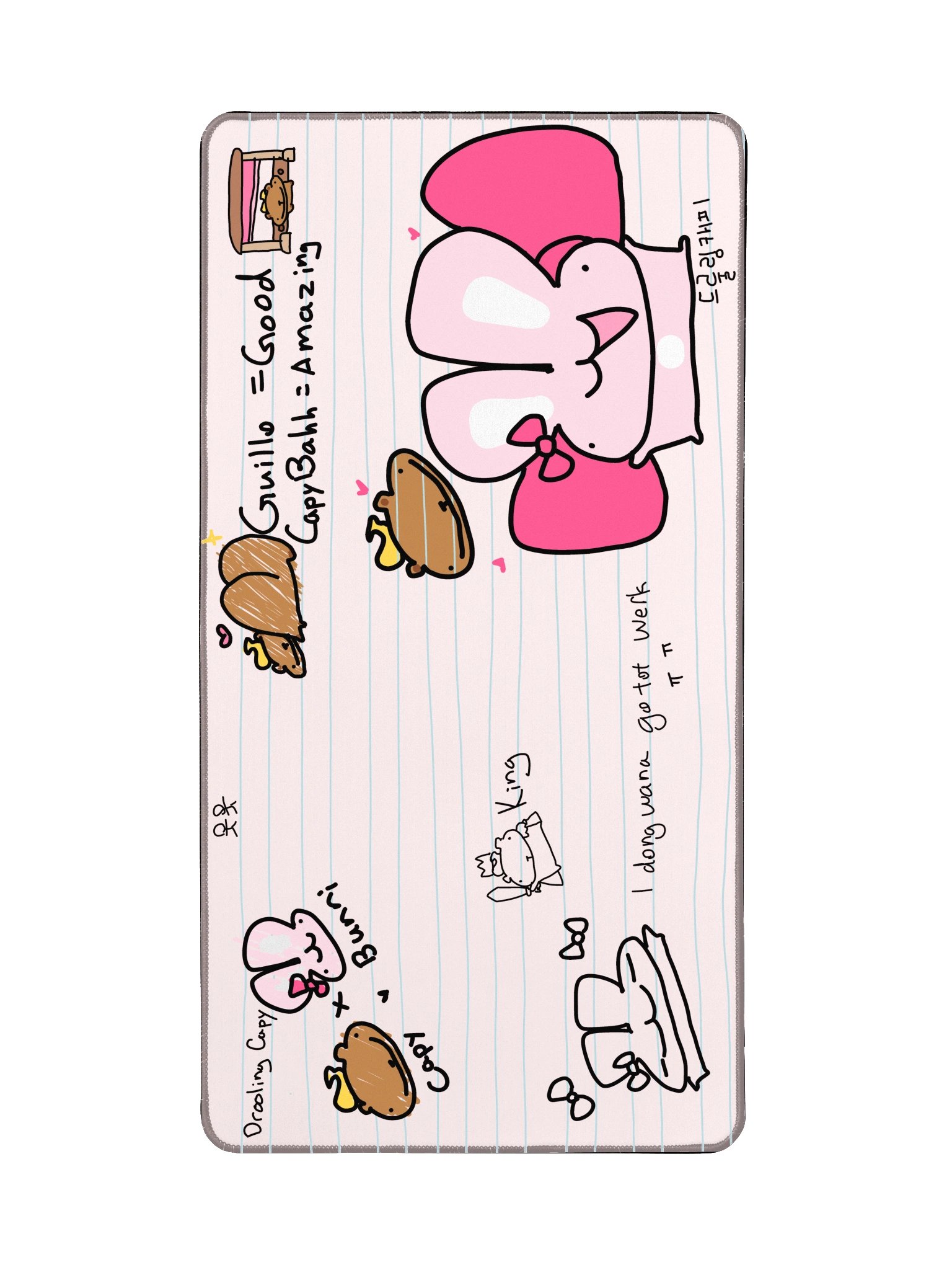 Bunni Notebook Desk Mousepad product image (2)