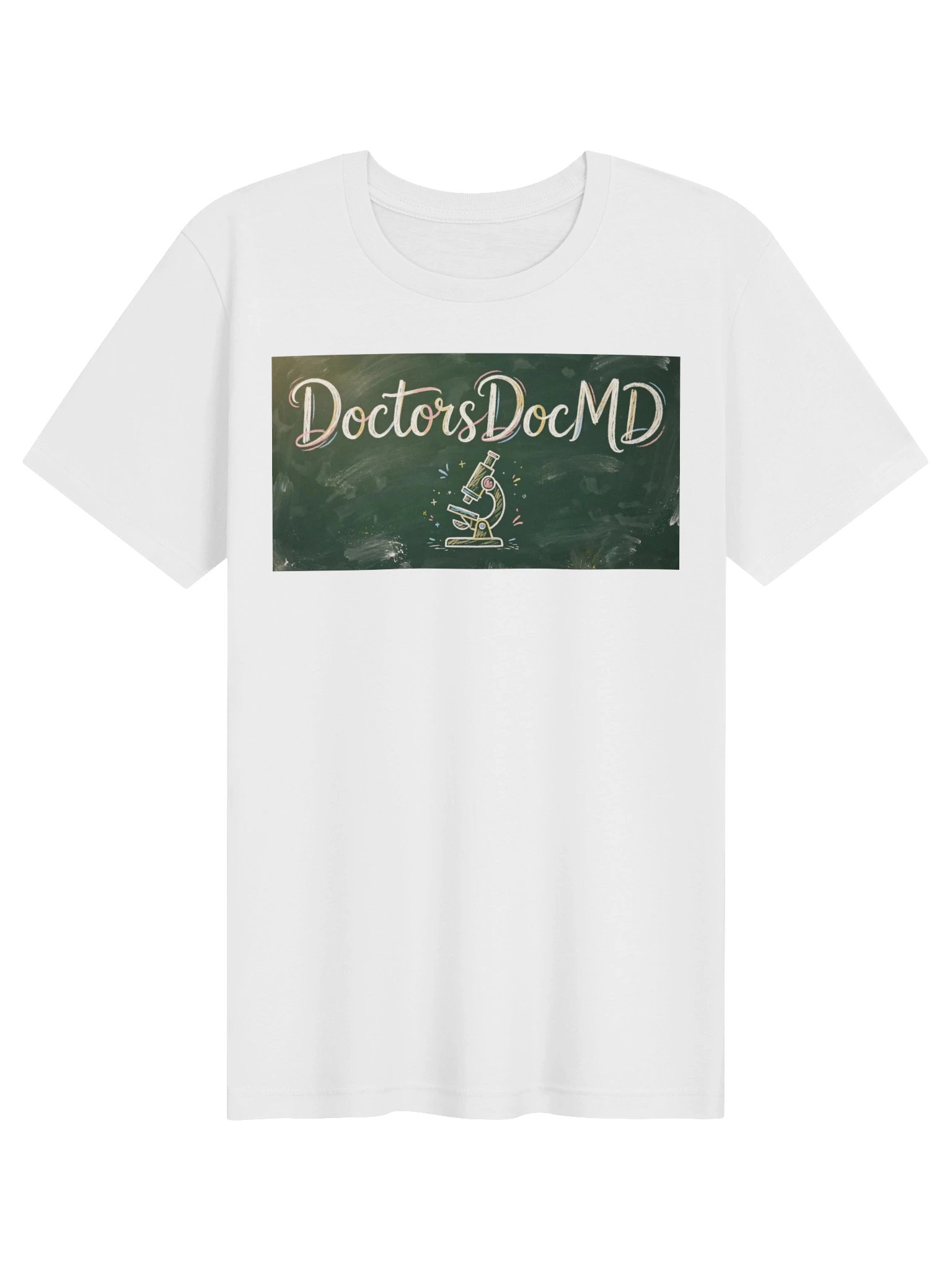 DoctorsDocMD Chalkboard White Tee product image (1)