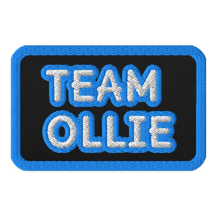 'TEAM OLLIE' Embroidered Patch product image (1)
