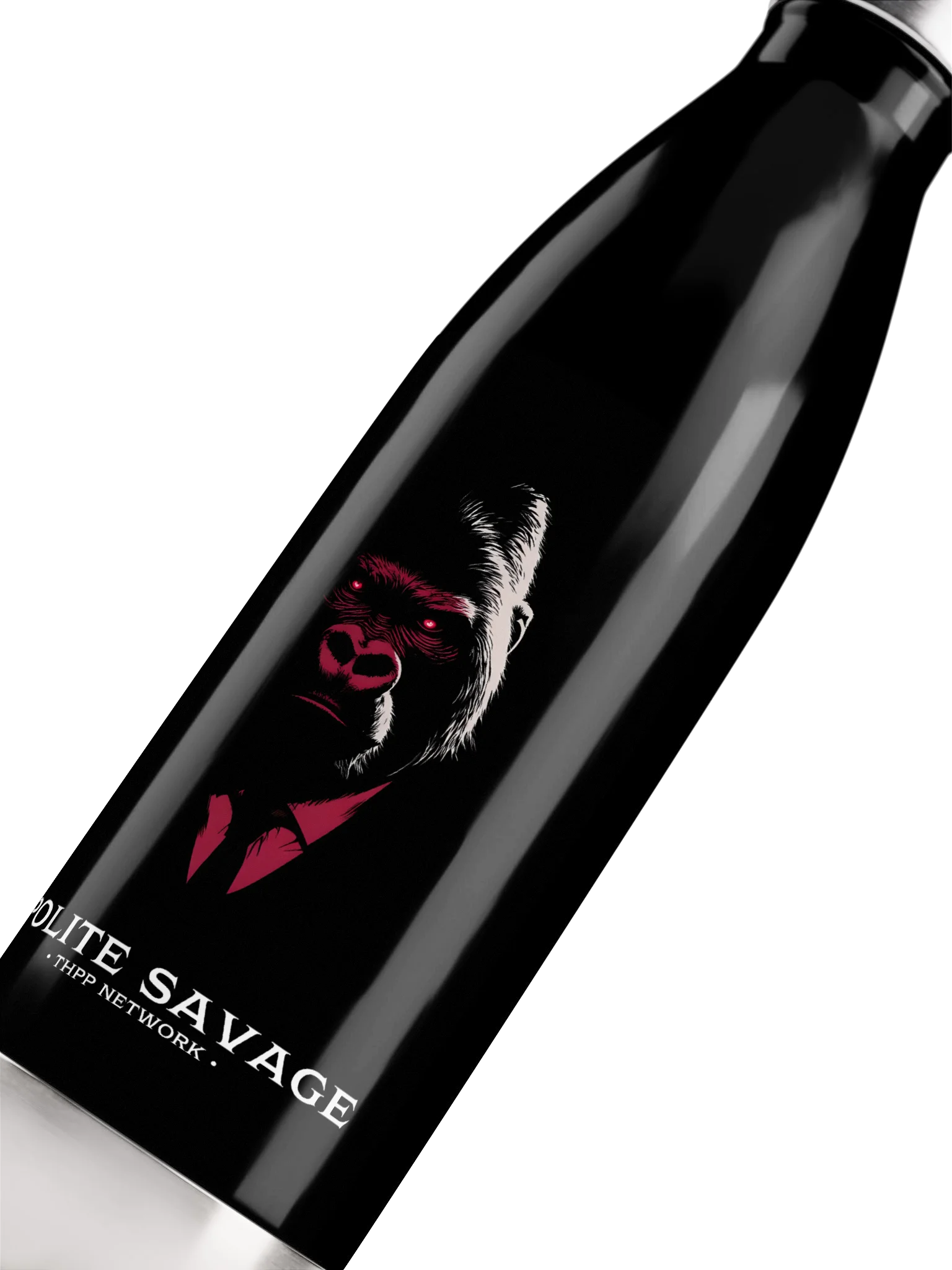 Take Yo Azz to the Gym- Gorilla Black Water Bottle product image (5)