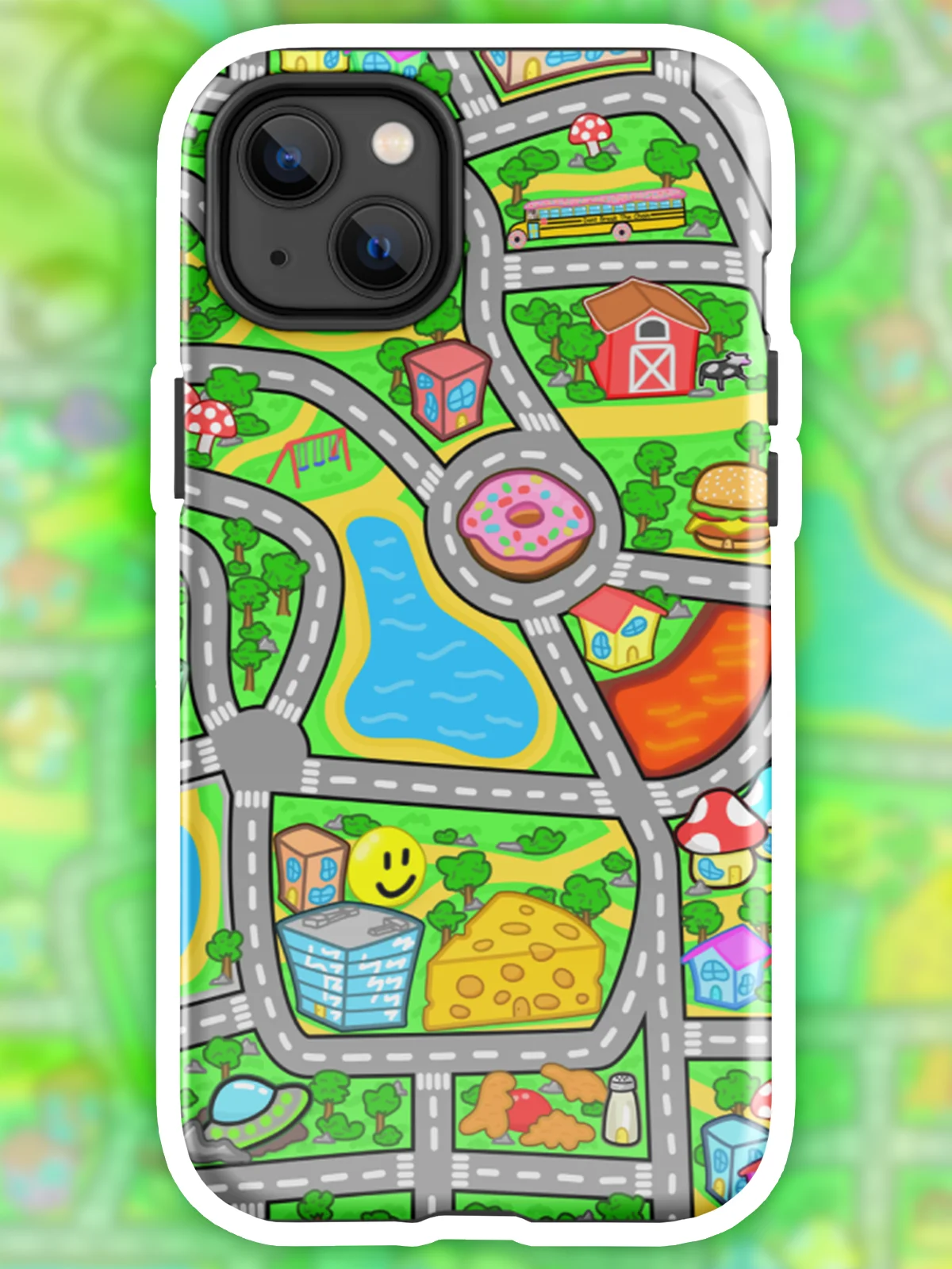 Wacky City Playmat Tough Phone Case product image (1)