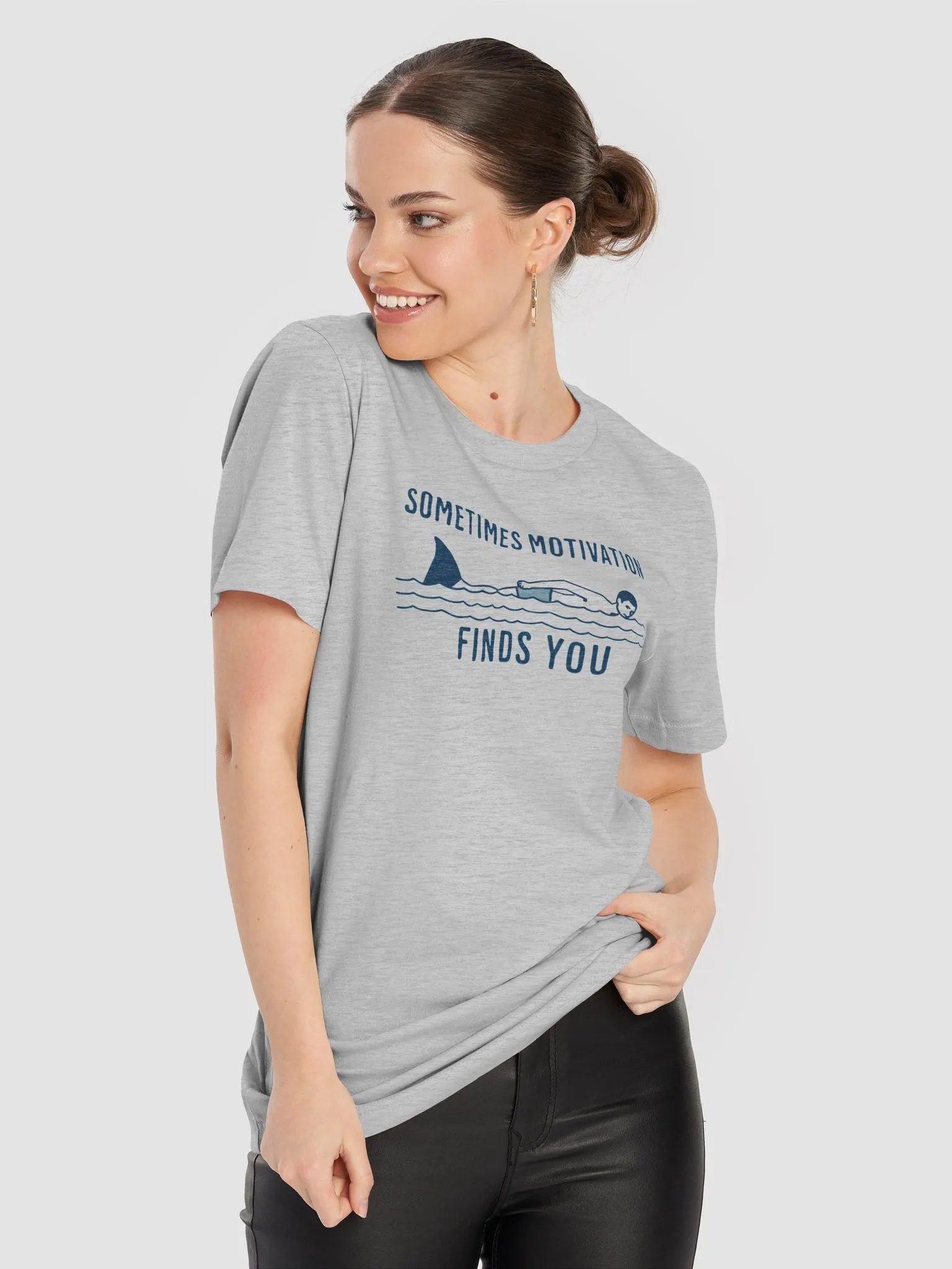Motivational Shark Attack T-Shirt product image (8)