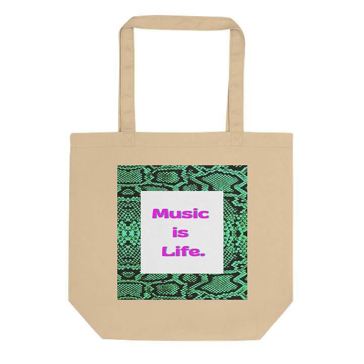 "Music Is Life" Eco Tote product image (1)