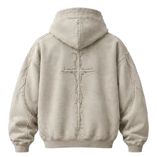 Christ is King Heavyweight Cotton Hoodie product image (2)