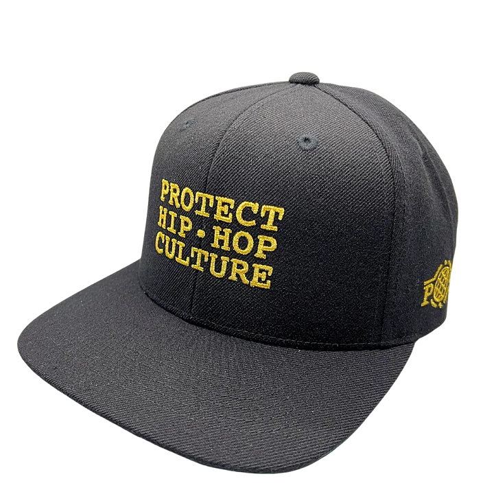 Protect Hip Hop Culture — 50th Anniversary Snapback (Black + Gold) product image (1)