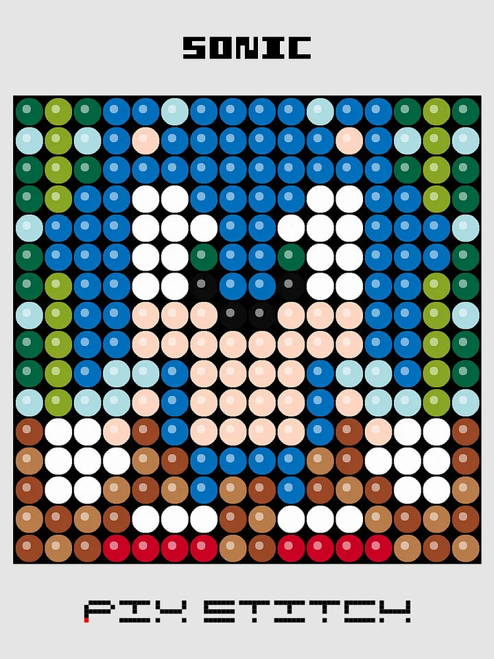 Sonic Pixel Art product image (1)