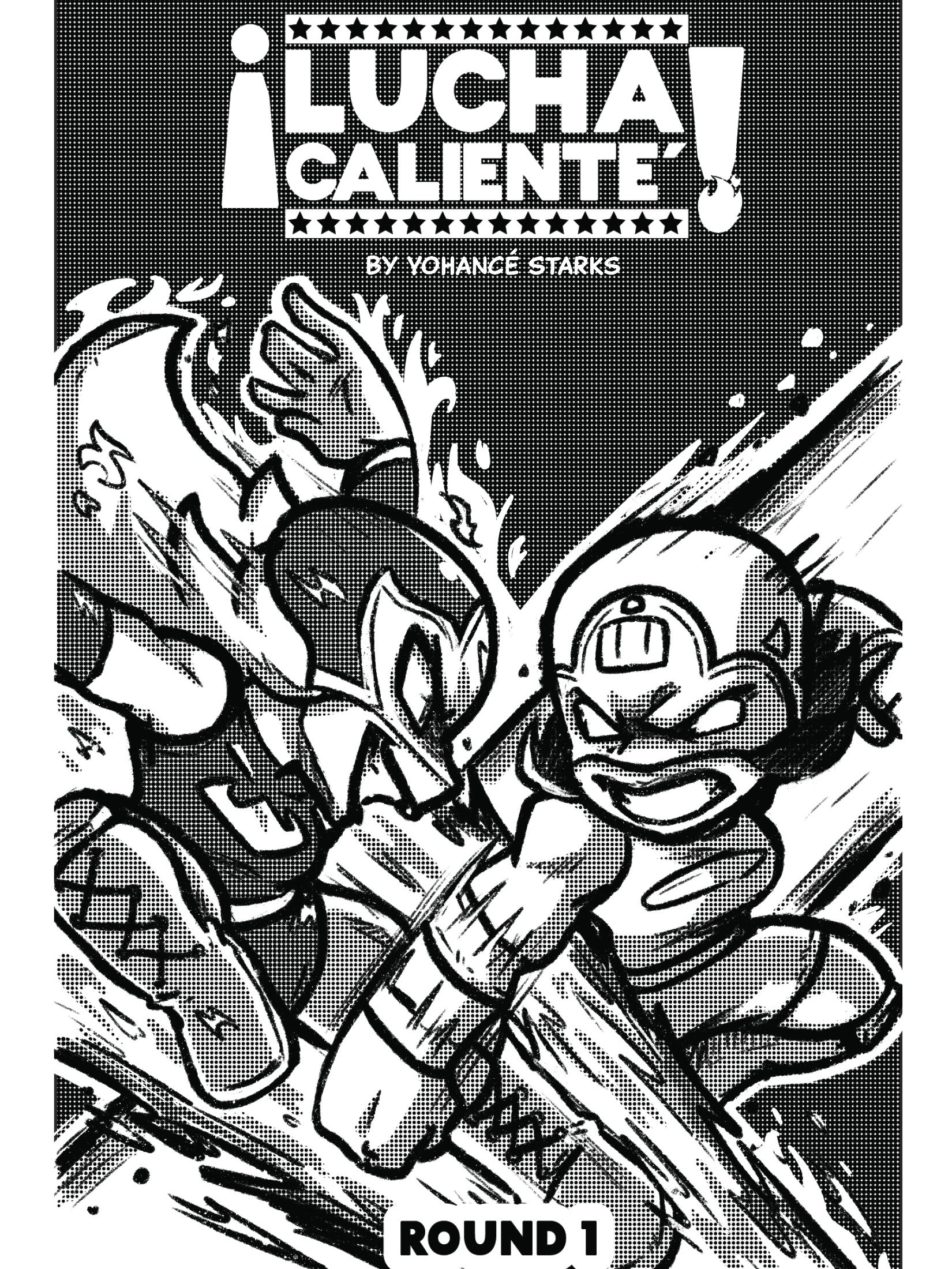 Lucha Calienté - Round 1 Riso Zine product image (4)