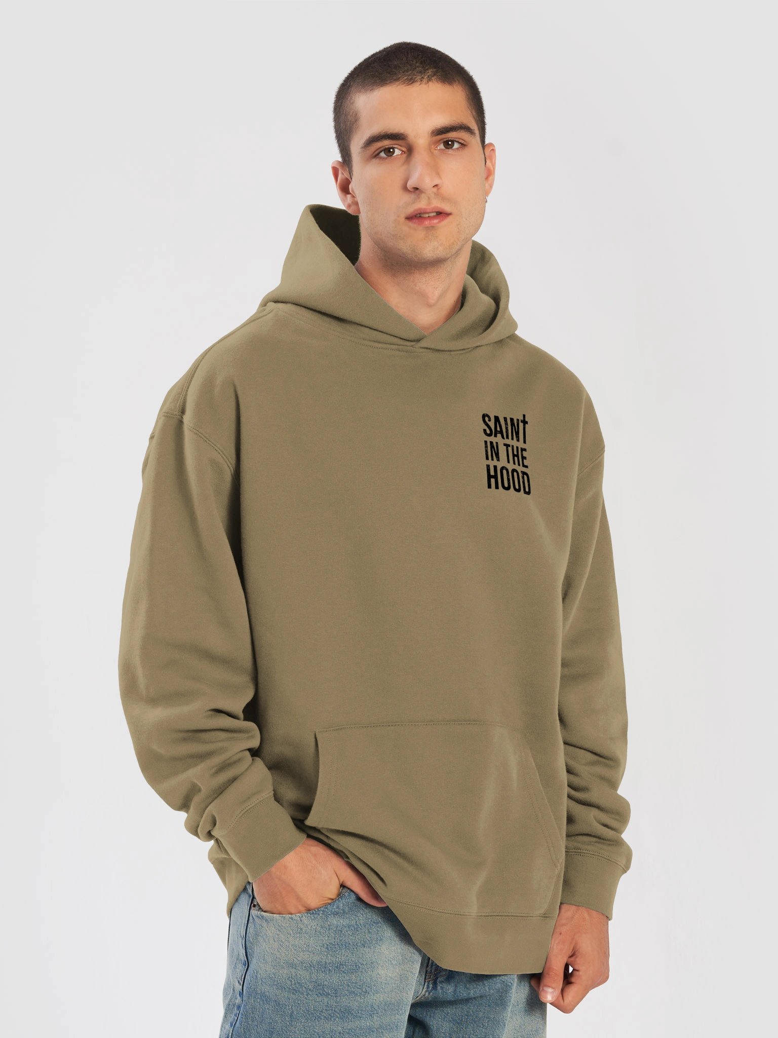 Philippians 4:13 Khaki Hoodie product image (3)