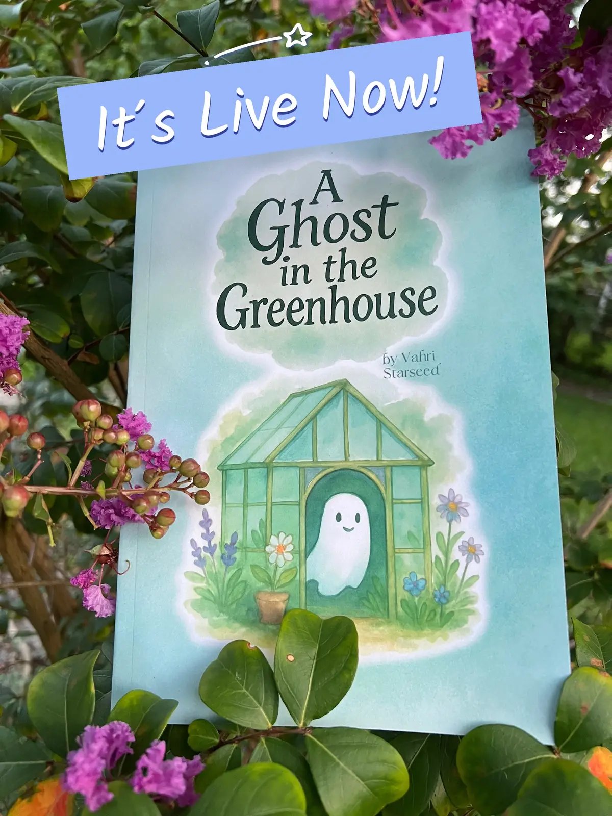 🎉👻 IT’S OUT! IT’S OUT! IT’S OUT!!! 👻🎉 A Ghost in the Greenhouse is officially LIVE in paperback and I am screaming with excitement!!! This sweet little story is finally in the world, and I couldn’t be more proud 💚 📖 Paperback – AVAILABLE NOW! https://amzn.to/45j3DZG 📱Kindle – Preorder is live! Launching August 9th