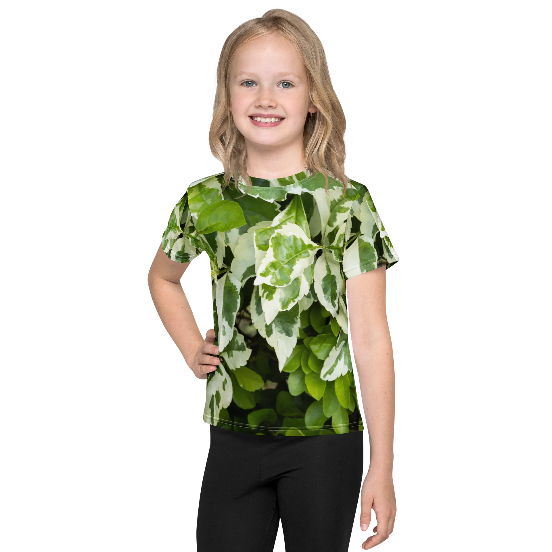Moss & Parch All-Over Print Kids Crew Neck T-Shirt product image (1)