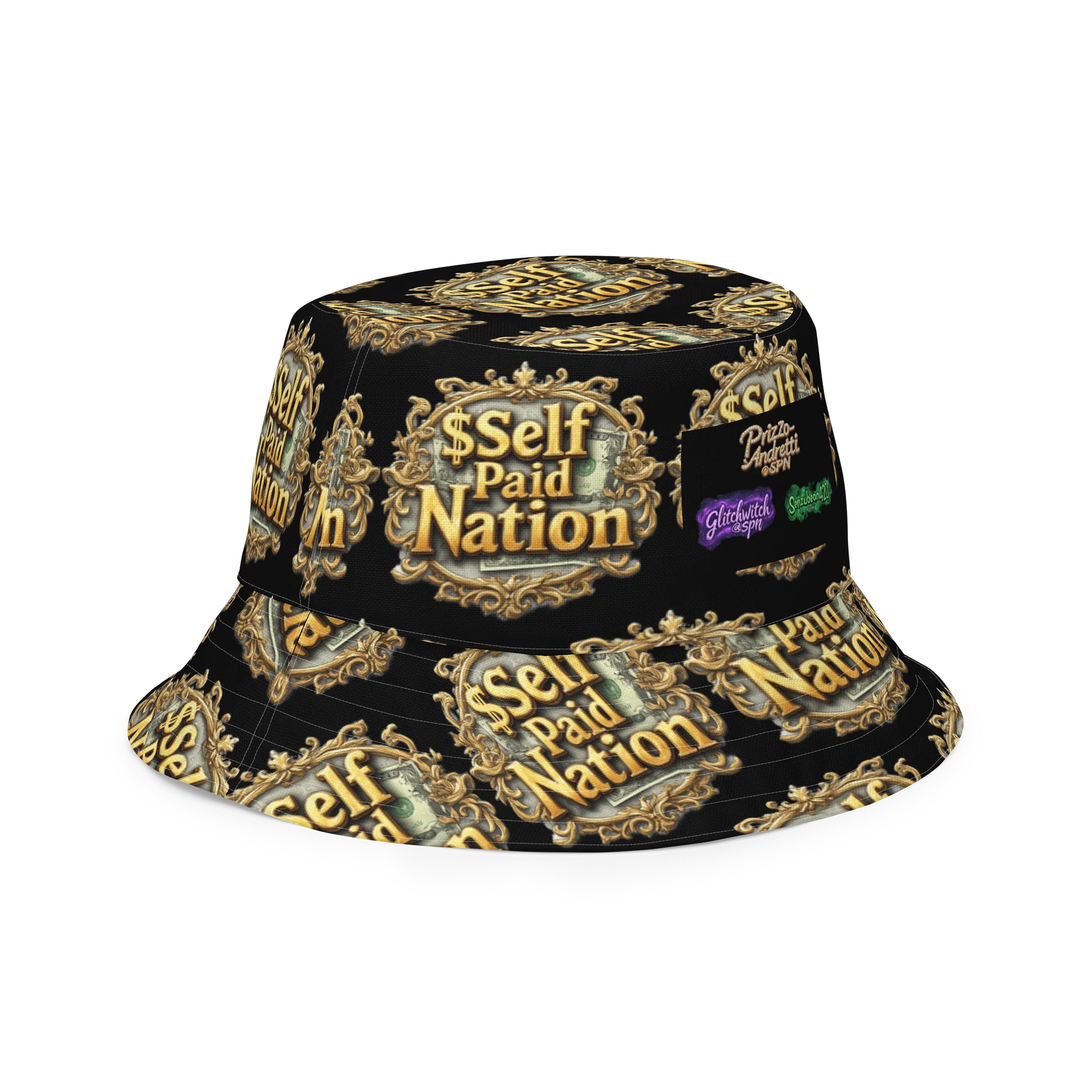 Vintage Currency Reversible Bucket Hat product image (3)