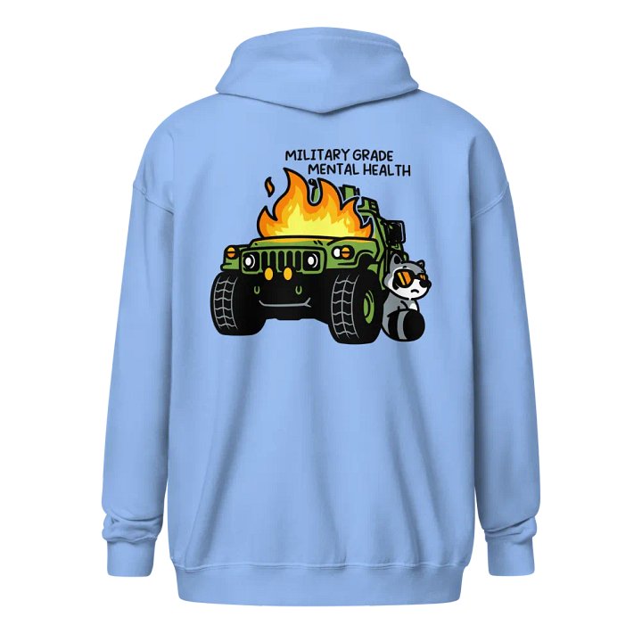 Military Grade Mental Health Zipper Hoodie product image (2)